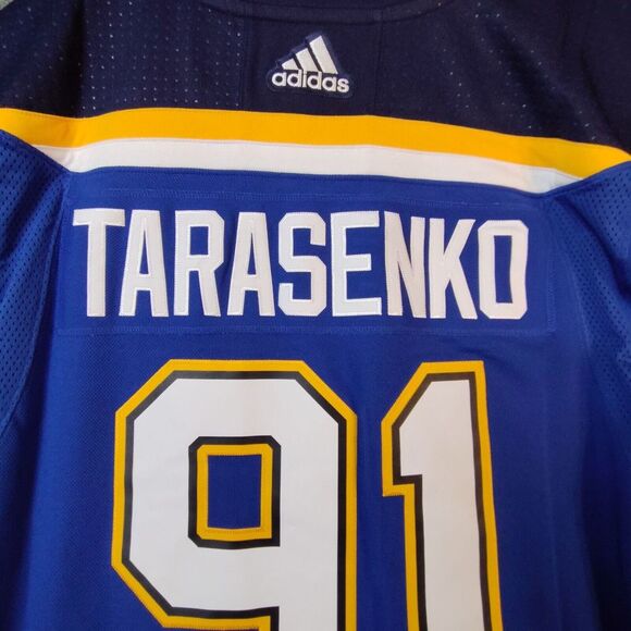 Adidas Authentic St. Louis Blues NHL Hockey Jersey Sz 54 Tarasenko Aeroready NWT - Picture 13 of 16
